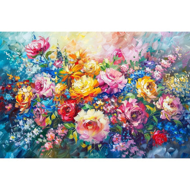 Acrylic Canvas Flowers on Canvas